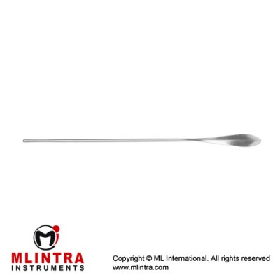 Myrtle Leaf Probe Stainless Steel, 18 cm - 7" Tip Diameter 2 mm Ø